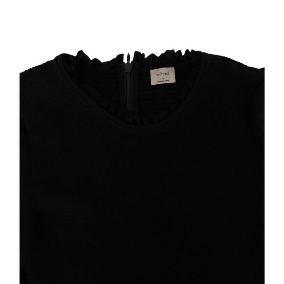 Wilfred Aritizia Black Long Sleeve Blouse Size Small - Picture 5 of 8